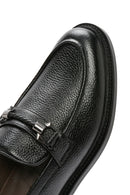 Erkek Siyah Tokalı Deri Klasik Loafer | Derimod