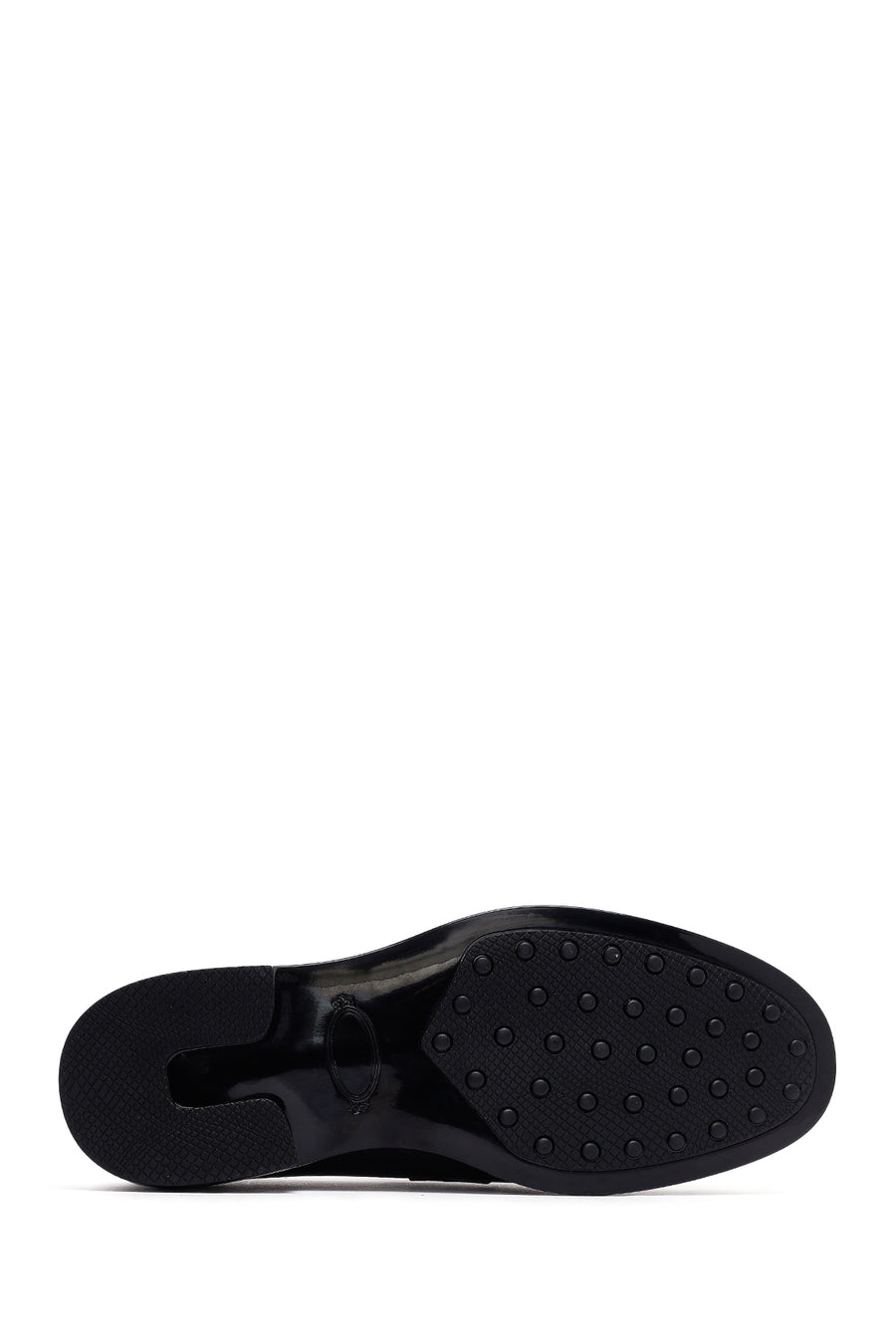 Men's Black Leather Casual Loafer