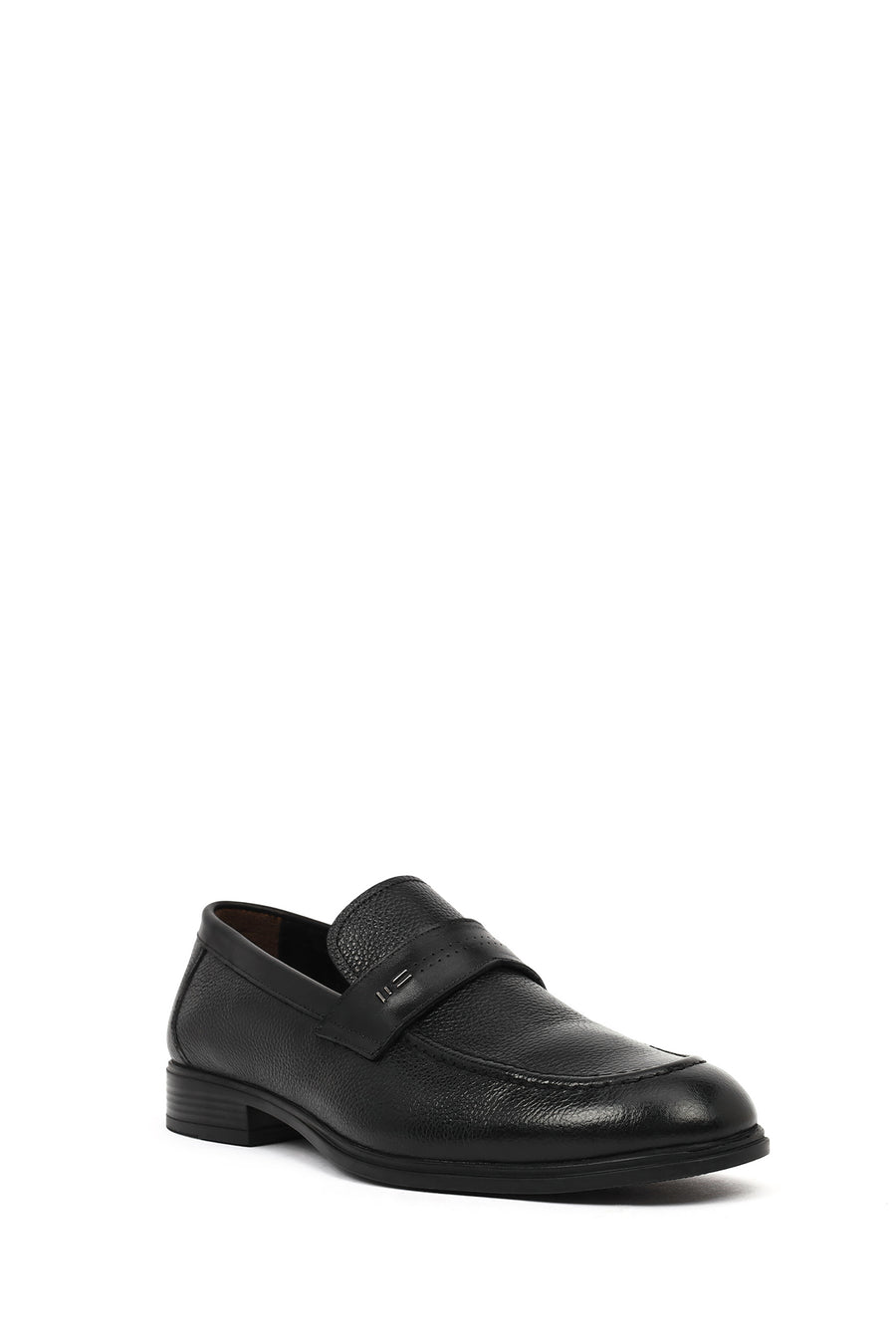 Erkek Siyah Deri Klasik Loafer