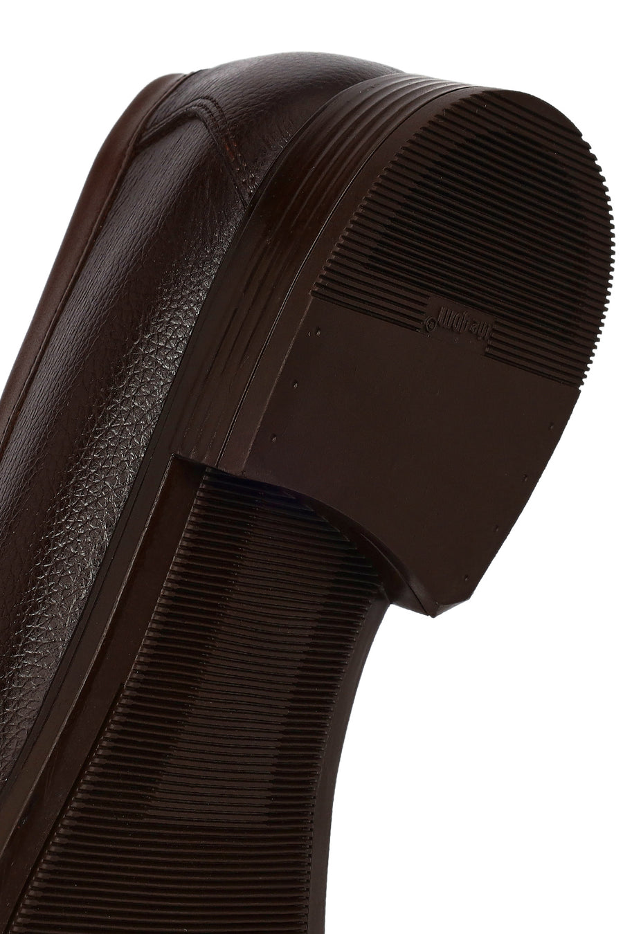 Erkek Kahverengi Deri Klasik Loafer