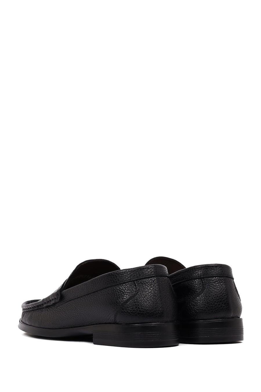 Erkek Siyah Deri Klasik Loafer