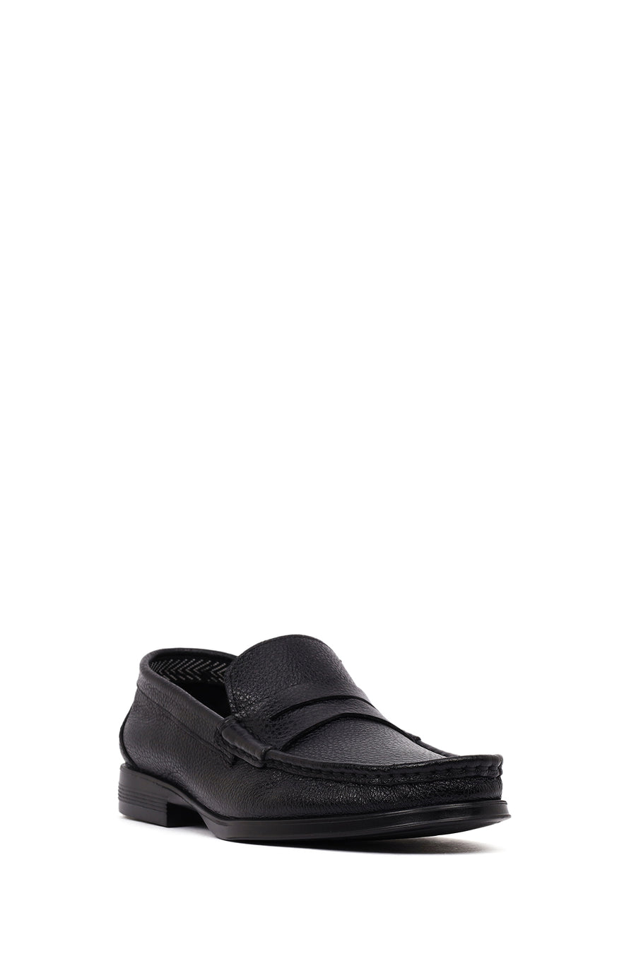 Erkek Siyah Deri Klasik Loafer