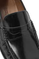 Erkek Siyah Deri Klasik Loafer | Derimod