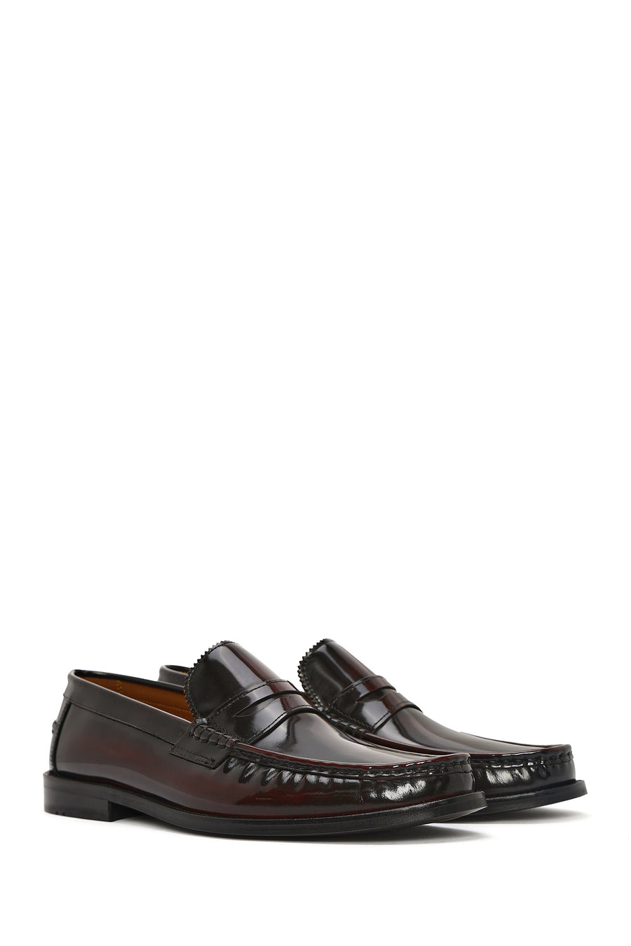 Men's Burgundy Leather Classic Loafer