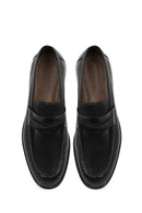 Erkek Siyah Deri Klasik Loafer | Derimod