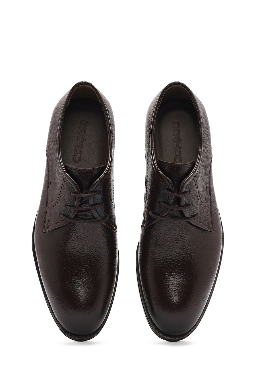 Men's Brown Lace-up Leather Casual Shoes