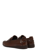 Erkek Kahverengi Deri Casual Loafer | Derimod