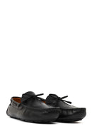 Men's Black Leather Casual Loafer | Derimod