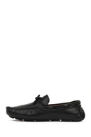 Men's Black Leather Casual Loafer | Derimod