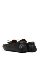 Men's Black Leather Casual Loafer | Derimod