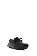 Men's Black Leather Casual Loafer | Derimod