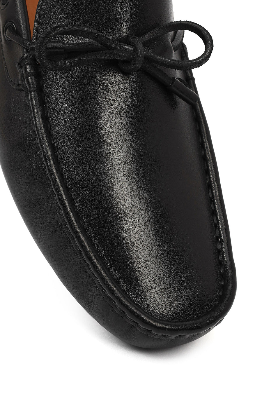 Erkek Siyah Deri Casual Loafer