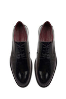 Erkek Siyah Bağcıklı Rugan Deri Klasik Ayakkabı | Derimod