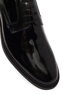 Erkek Siyah Bağcıklı Rugan Deri Klasik Ayakkabı | Derimod