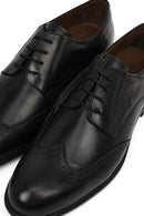Erkek Siyah Bağcıklı Deri Klasik Ayakkabı | Derimod