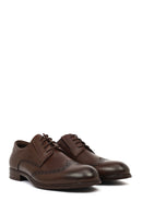 Men's Brown Laced Leather Classic Shoes | Derimod
