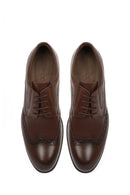Men's Brown Laced Leather Classic Shoes | Derimod