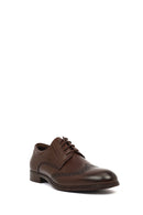 Men's Brown Laced Leather Classic Shoes | Derimod