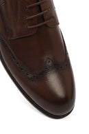 Men's Brown Laced Leather Classic Shoes | Derimod