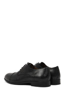 Erkek Siyah Bağcıklı Deri Klasik Ayakkabı | Derimod