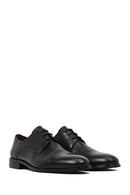 Derimod Black Male Black Lace-Up Leather Classic Shoes | Derimod