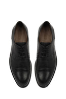 Derimod Black Male Black Lace-Up Leather Classic Shoes | Derimod