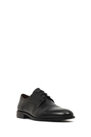 Derimod Black Male Black Lace-Up Leather Classic Shoes | Derimod