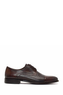 Derimod Black Male Brown Lace-Up Leather Classic Shoes | Derimod