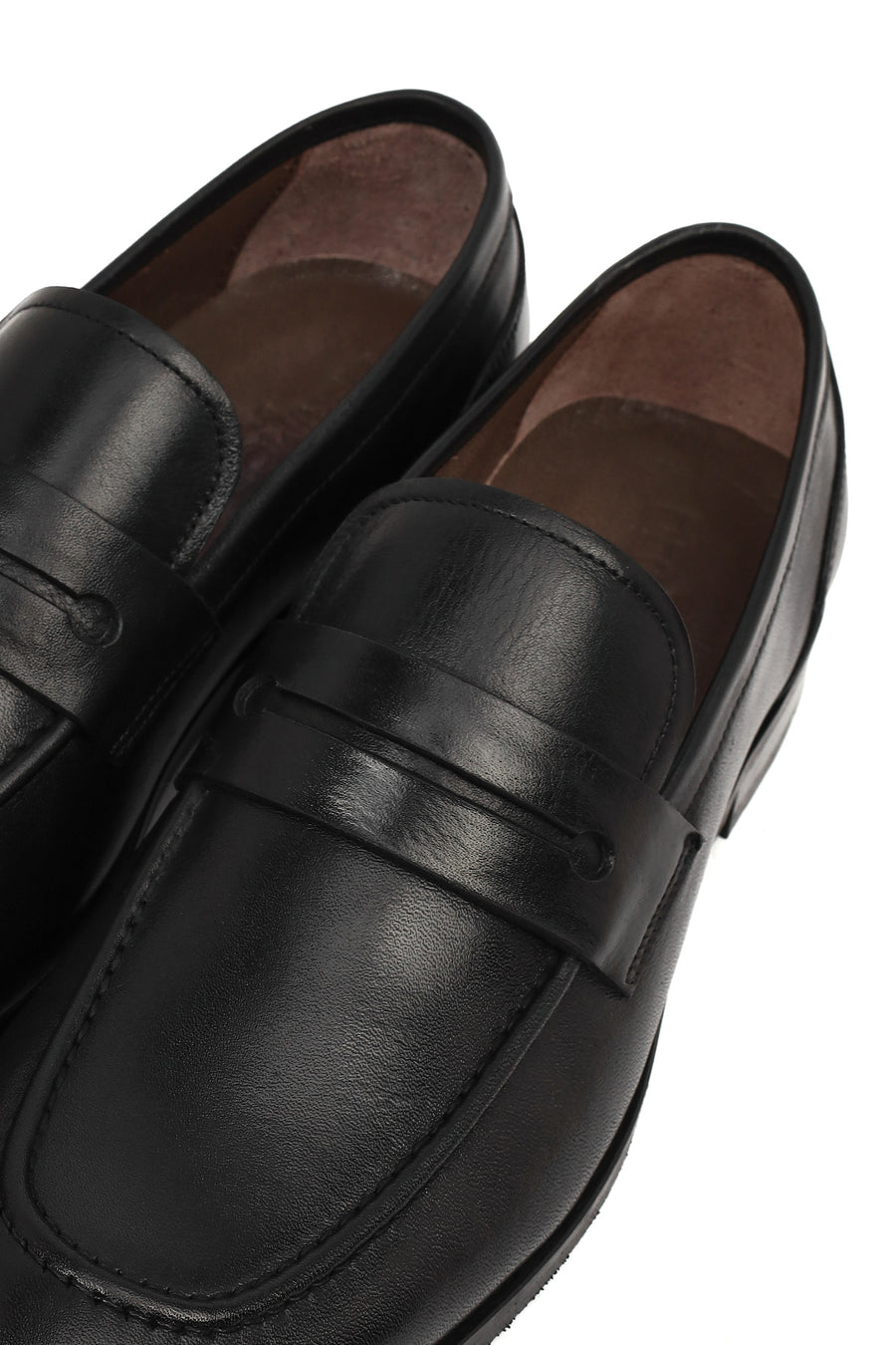 Derimod Black Erkek Siyah Deri Klasik Loafer