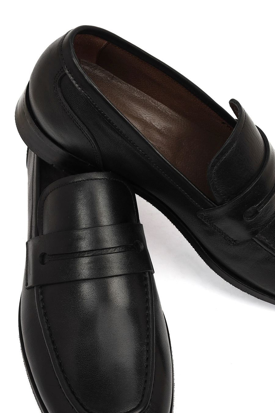 Derimod Black Erkek Siyah Deri Klasik Loafer