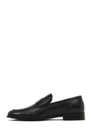 Derimod Black Erkek Siyah Deri Klasik Loafer | Derimod