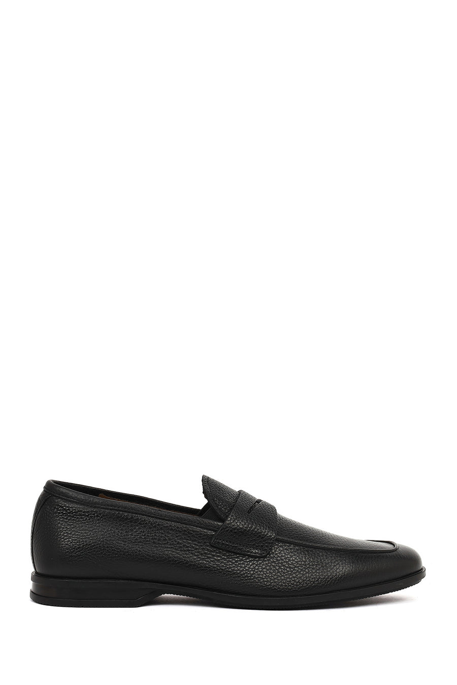 Erkek Siyah Deri Klasik Loafer 26SFD6028FT | Derimod