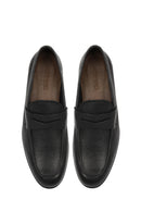 Erkek Siyah Deri Klasik Loafer | Derimod