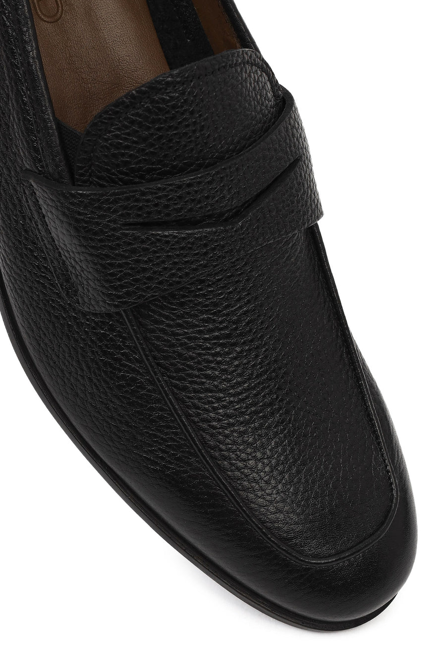 Erkek Siyah Deri Klasik Loafer