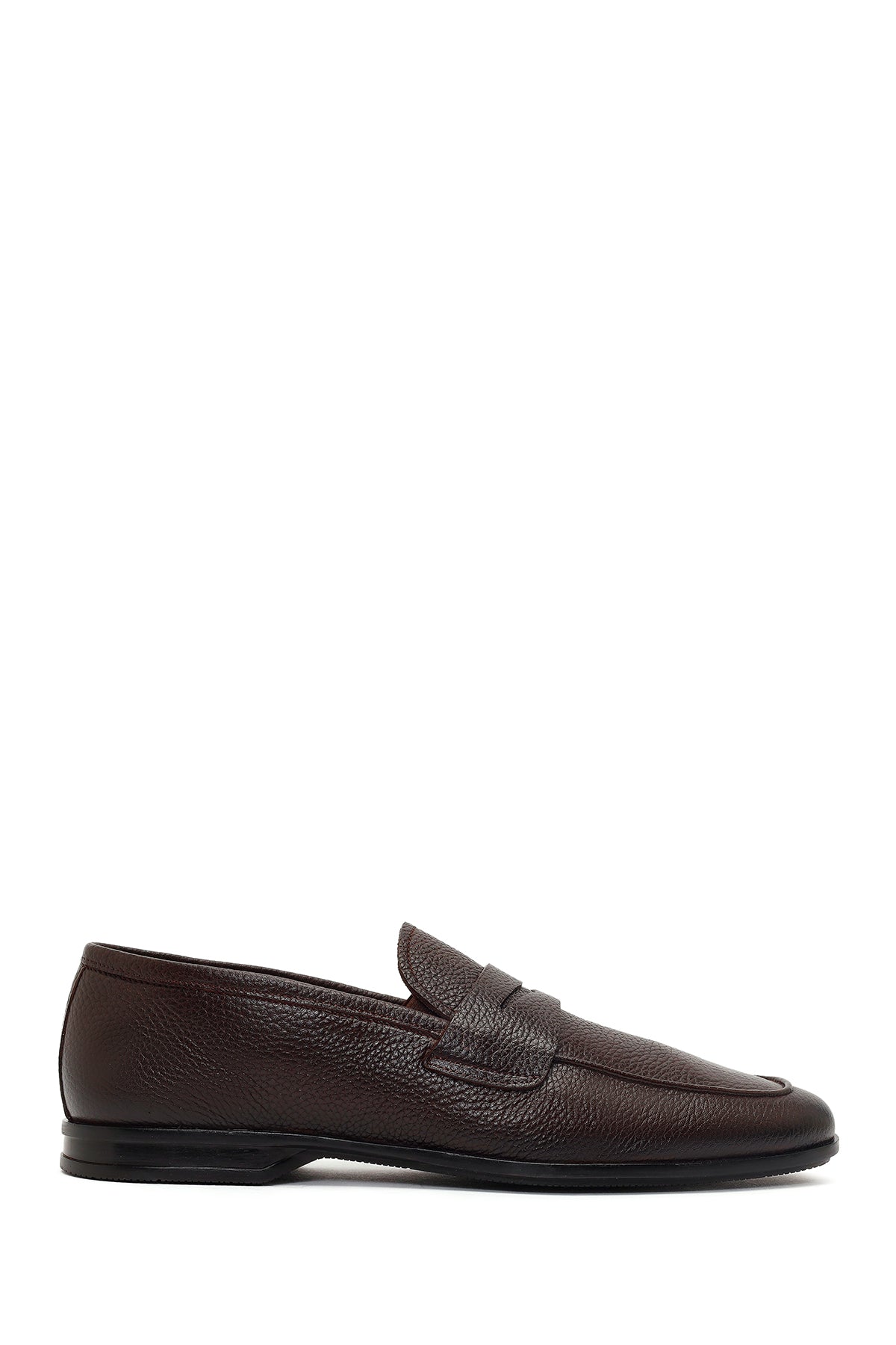 Erkek Kahverengi Deri Klasik Loafer 26SFD6028FT | Derimod