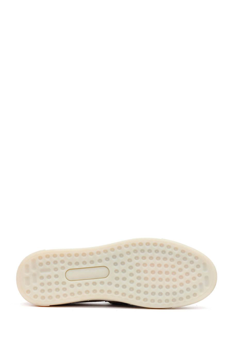 Men's Beige Chunky Suede Leather Loafers