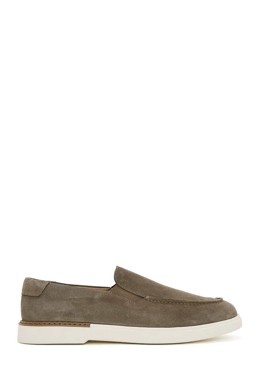 Men's Beige Suede Leather Loafer 26SFD612210 | Derimod