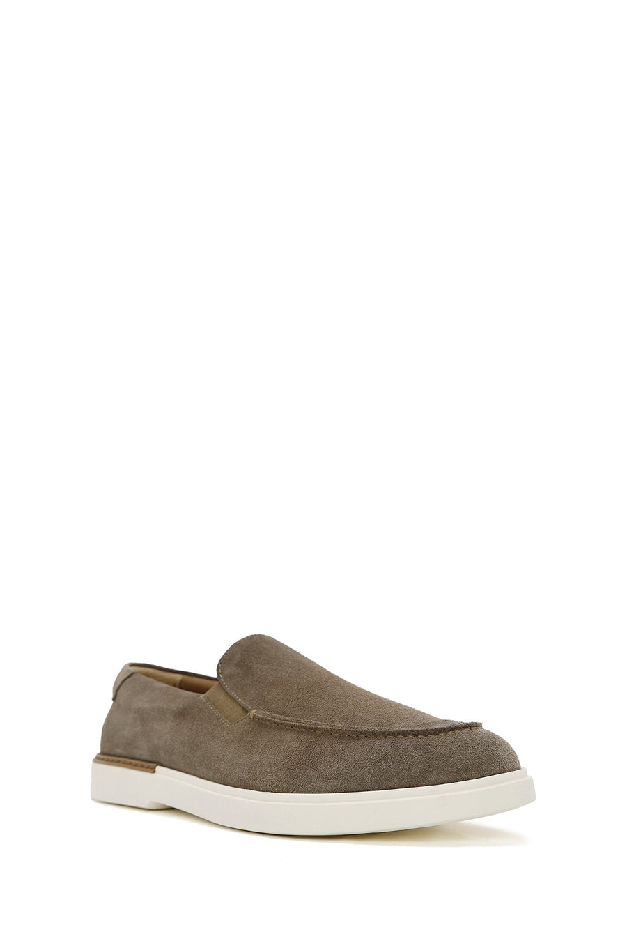 Men's Beige Suede Leather Loafer