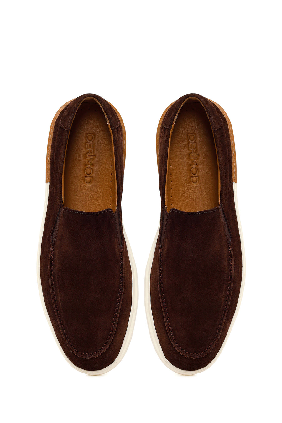 Men's Brown Suede Leather Loafer