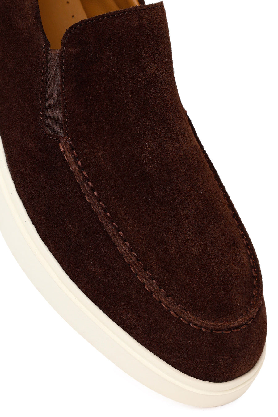 Men's Brown Suede Leather Loafer