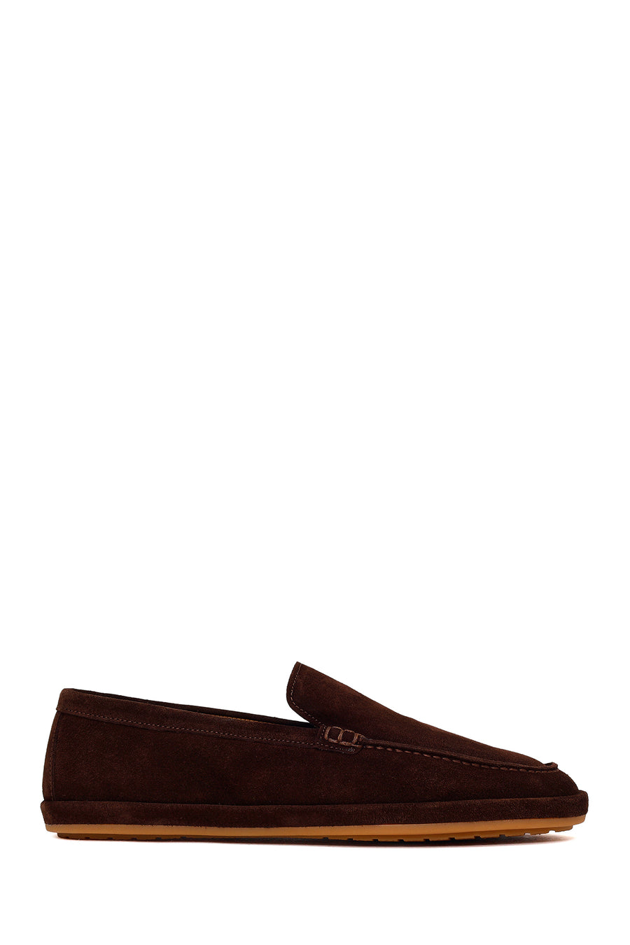 Men's Brown Suede Leather Loafer 26SFD612310 | Derimod
