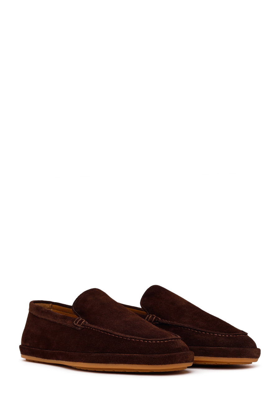 Men's Brown Suede Leather Loafer