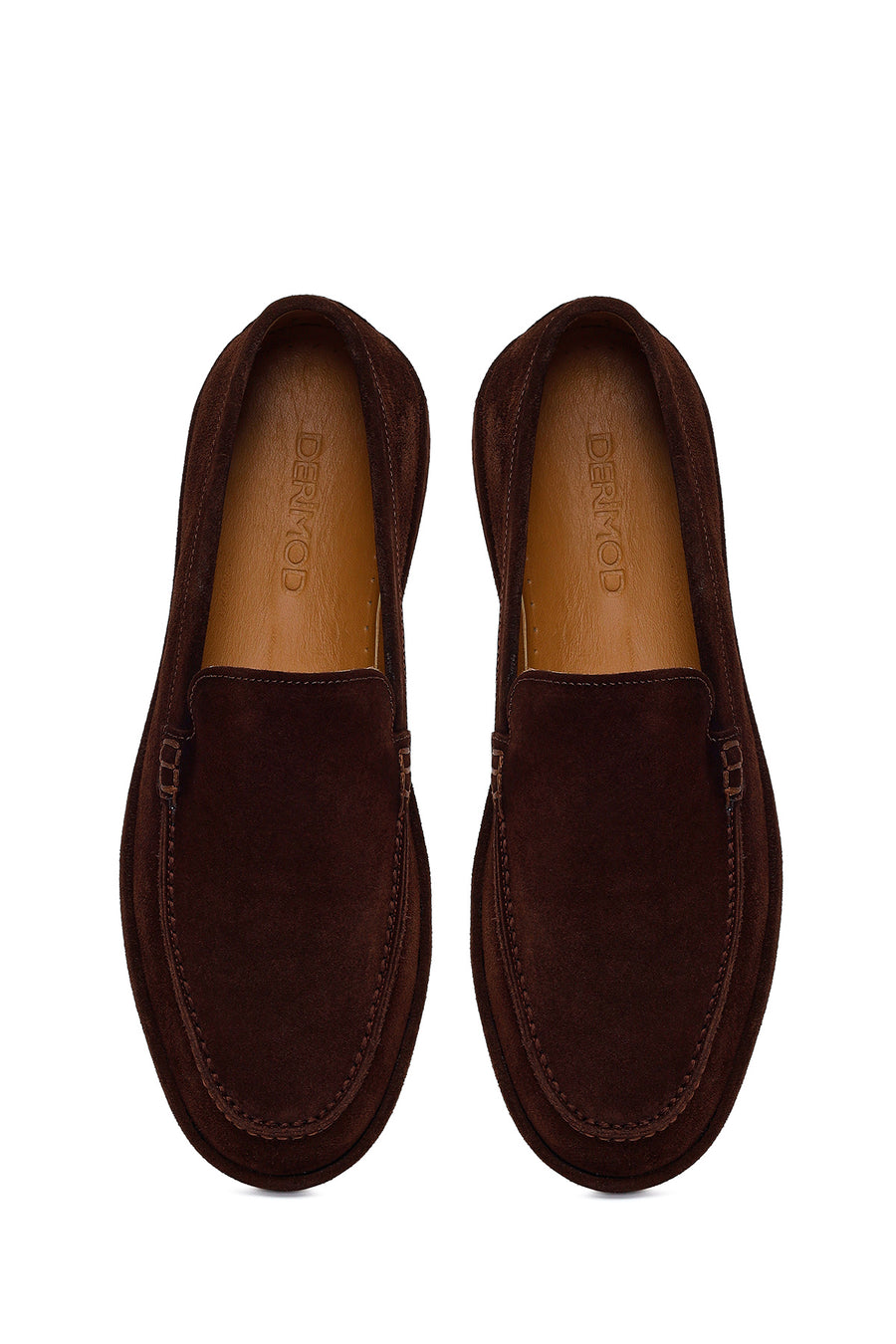 Men's Brown Suede Leather Loafer