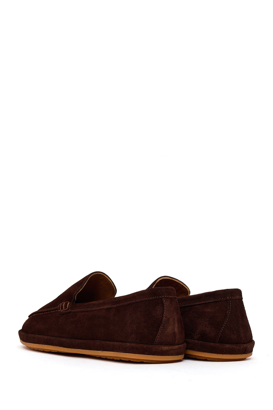 Men's Brown Suede Leather Loafer