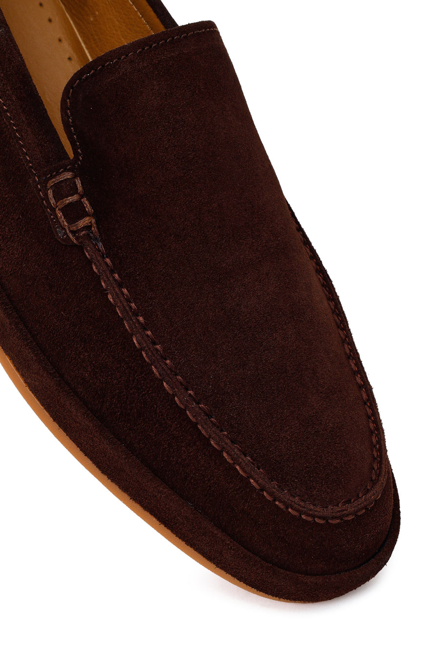Men's Brown Suede Leather Loafer