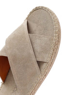 Erkek Bej Süet Deri Terlik | Derimod