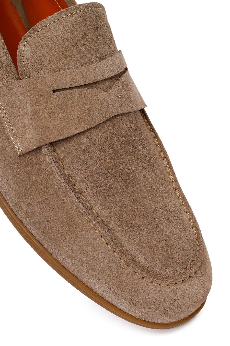 Male Beige Suede Loafer