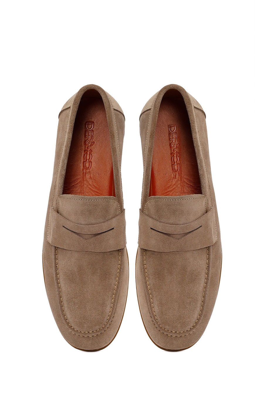 Male Beige Suede Loafer