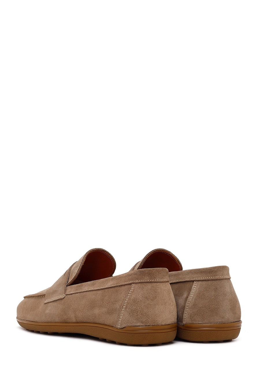 Male Beige Suede Loafer
