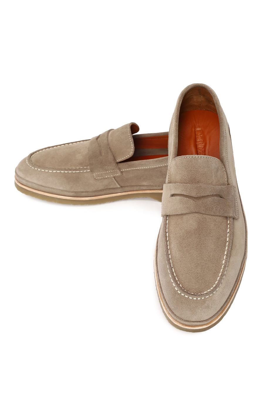 Male Beige Suede Loafer
